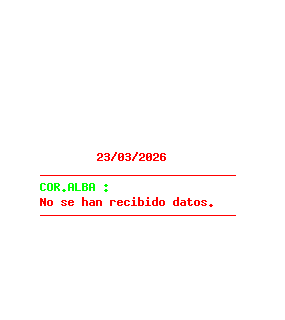 COR.ALBA. Pulsa para 5 d&iacute;as